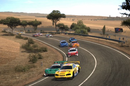 Gara GT500 su uno dei miei tracciati personali creati con l'editor